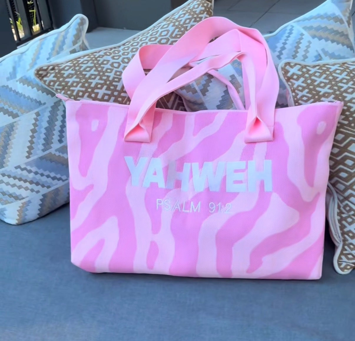 "Yahweh" Large Tote Bag